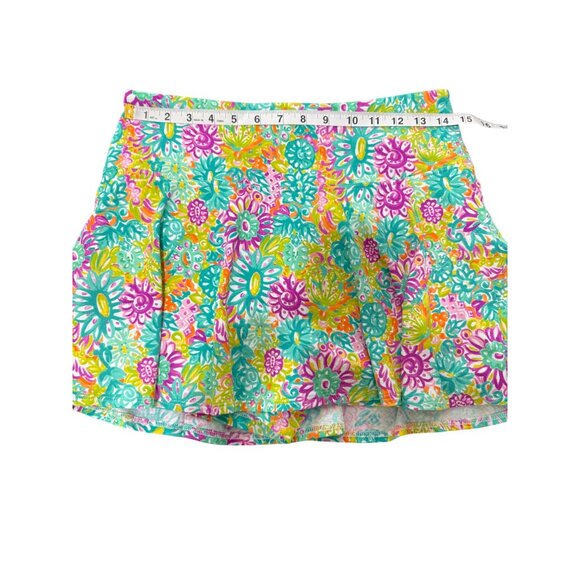 Ibkul Womens Skort Floral Skirt UPF 50 Tennis Colorful Size M - Picture 4 of 5
